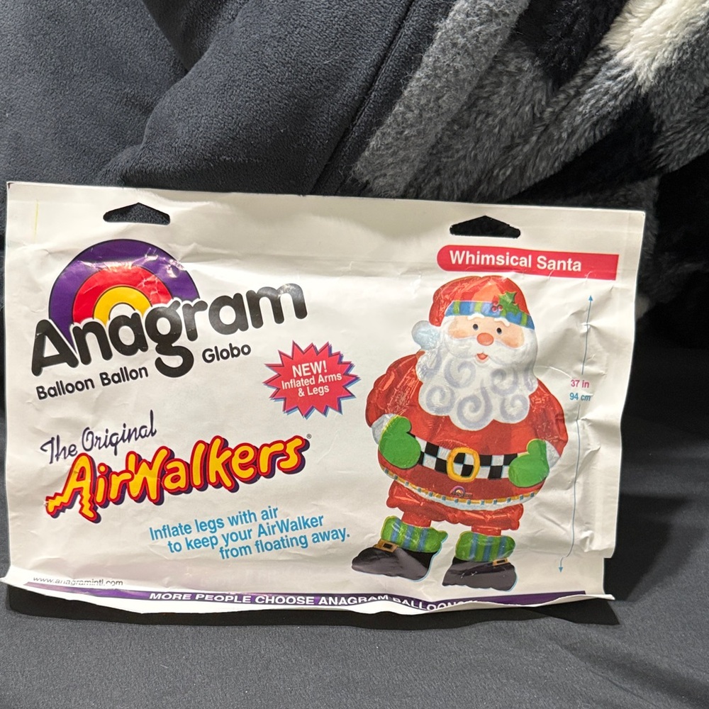 Anagram Whimsical Santa AirWalker Balloon